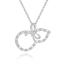 Beautiful silver plated pendant necklace Insets Gourd collares mujer jewelry display2 5 ELY