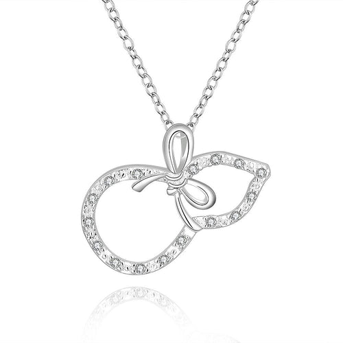 Beautiful silver plated pendant necklace Insets Gourd collares mujer jewelry display2 5 ELY