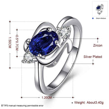 Beautiful silver plated wedding ring Elf Baby anel de ouro jewelry ELY