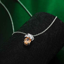 Beautiful silver-plated women necklace Sheep Stone collier plastron bijoux women ELY