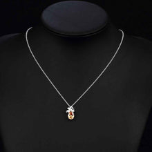 Beautiful silver-plated women necklace Sheep Stone collier plastron bijoux women ELY
