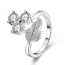 Beautiful silver ring luo sun flower anel margarida 59 ELY