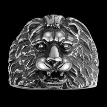 Beautiful stainless steel engagement ring lion aneis collier plastron femme MAYAR 99 ELY