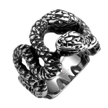 Beautiful stainless steel rings serpentine aneis fine jewelry MAYAR115 ELY