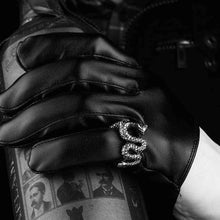 Beautiful stainless steel rings serpentine aneis fine jewelry MAYAR115 ELY