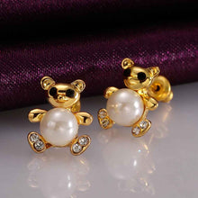 18K Gold Plating earring panda stud stud brincos de festa 29 ELY