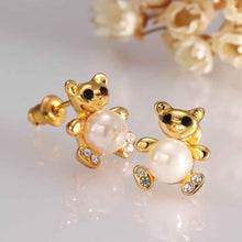 18K Gold Plating earring panda stud stud brincos de festa 29 ELY