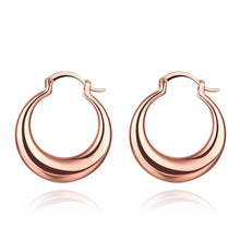 18K Gold Plating earrings casual circle hoop ear cuff Gift for her 321 ELY