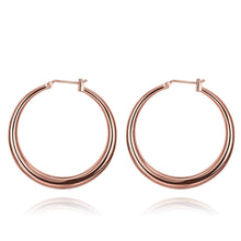 18K Gold Plating earrings casual circle hoop ear cuff Gift for her 321 ELY