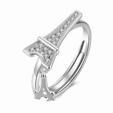 925 silver rings Insets Quartet anillos bear Elegant286 ELY