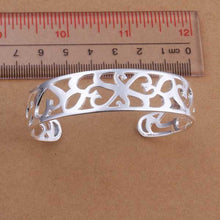 silver Bracelet & Bangle Kelp Women Wedding Bracelet collier plastron femme SMTB192 ELY