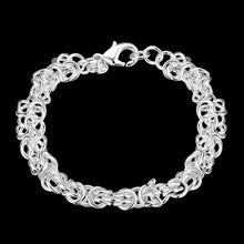 silver Leading shrimp buckle men bracelet joyas 73 ELY