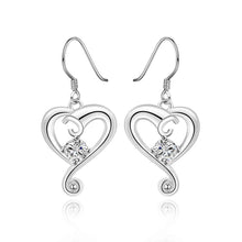 silver earings cloud heart purple drop cuff Factory 19 ELY