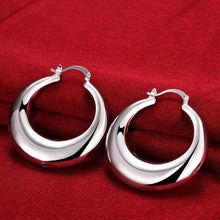 silver earings jewelry Hollow coil clip cuff bijouterie 712 ELY