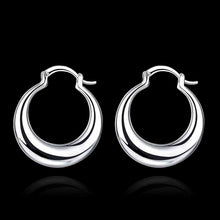 silver earings jewelry Hollow coil clip cuff bijouterie 712 ELY