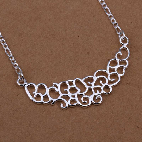 silver necklaces Cloud Drop collane Gift for her352 ELY