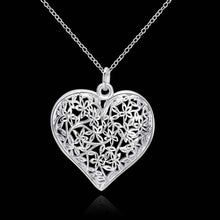silver necklaces & pendants Sand Flower big necklace prices in euros cp218 ELY