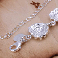 silver plated bracelet men Epoxy black triangle one direction wedding HBH 48 ELY