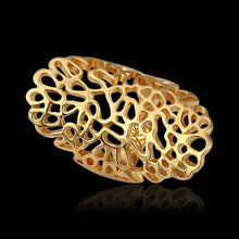 18K Gold Plated rings yellow Mesh ring men prices in euros194 ELY