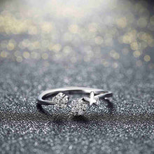 925 sterling silver Engagement rings Flowers opposition anel masculino jewellery138 ELY