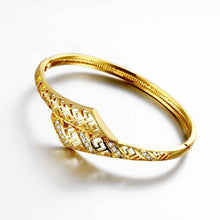 Austrian Crystal Hollow stripe geometry men bracelet jewerly accessories ELY