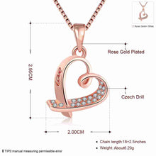 Austrian Crystal necklaces & pendants Hollow irregular heart patek jewerly accessories ELY
