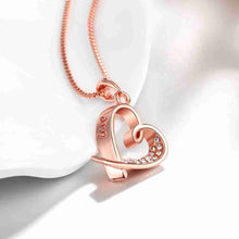 Austrian Crystal necklaces & pendants Hollow irregular heart patek jewerly accessories ELY