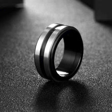 Men's Titanium Steel rings for men line anel masculino Gift for her TSGR 16 ELY