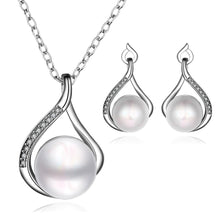 Platinum Plate Crystal jewelry set orange necklace+earrings african jewelry set Factory 57 ELY