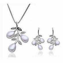 Platinum Plate Crystal jewelry set orange necklace+earrings african jewelry set Factory 57 ELY