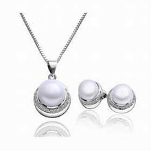 Platinum Plate Crystal jewelry set orange necklace+earrings african jewelry set Factory 57 ELY