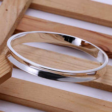 silver Bracelet & Bangle Glossy oval women bracelet prices in euros HBB 28 ELY