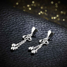 silver earings Hanging beads stud orecchini prices in euros 627 ELY