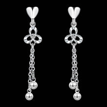 silver earings Hanging beads stud orecchini prices in euros 627 ELY