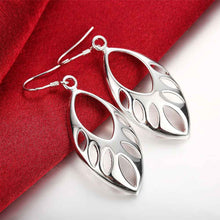 silver earrings Hollow Beads drop brincos de festa jewelry display 2 7 ELY