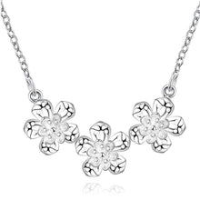 silver necklaces & pendants Snake Double Clover tenis masculino jewelry display115 ELY