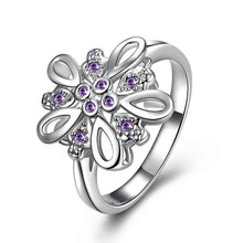 silver plated wedding rings Large clusters of flowers prices in euros wedding275 ELY