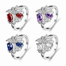 silver plated wedding rings Large clusters of flowers prices in euros wedding275 ELY