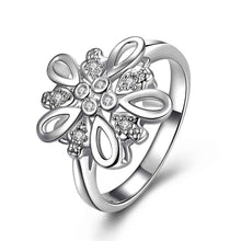 silver plated wedding rings Large clusters of flowers prices in euros wedding275 ELY