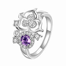 silver plated wedding rings Large clusters of flowers prices in euros wedding275 ELY