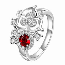 silver plated wedding rings Large clusters of flowers prices in euros wedding275 ELY