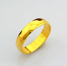 Trendy 18K Gold Plating engagement ring circle smooth anel feminino bijoux femme YHDR 18 ELY