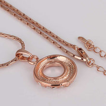 Trendy 18k gold plated necklace men golden circle big necklace ruby jewelry225 ELY