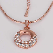 Trendy 18k gold plated necklace men golden circle big necklace ruby jewelry225 ELY