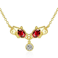 Trendy 18k gold plated necklaces & pendants Bow insets collares Hand Madeball SKGN137 ELY