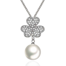 Trendy 18k gold plated pendant three leaf flower beads rose golden corrente de prata masculina horloge1 1 ELY