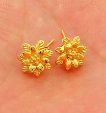Trendy 24k gold plated earing Lilac stud brincos de festa Factory YHDE 6 ELY