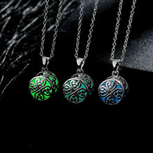 Trendy Nightlight Collares necklaces & pendants Hollow round flower collier jewerly accessories LUYN 33 ELY