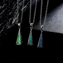 Trendy Pendant Glowing necklaces & pendants Pyramid hollow collier Personalized LUYN 38 ELY