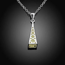 Trendy Pendant Glowing necklaces & pendants Pyramid hollow collier Personalized LUYN 38 ELY